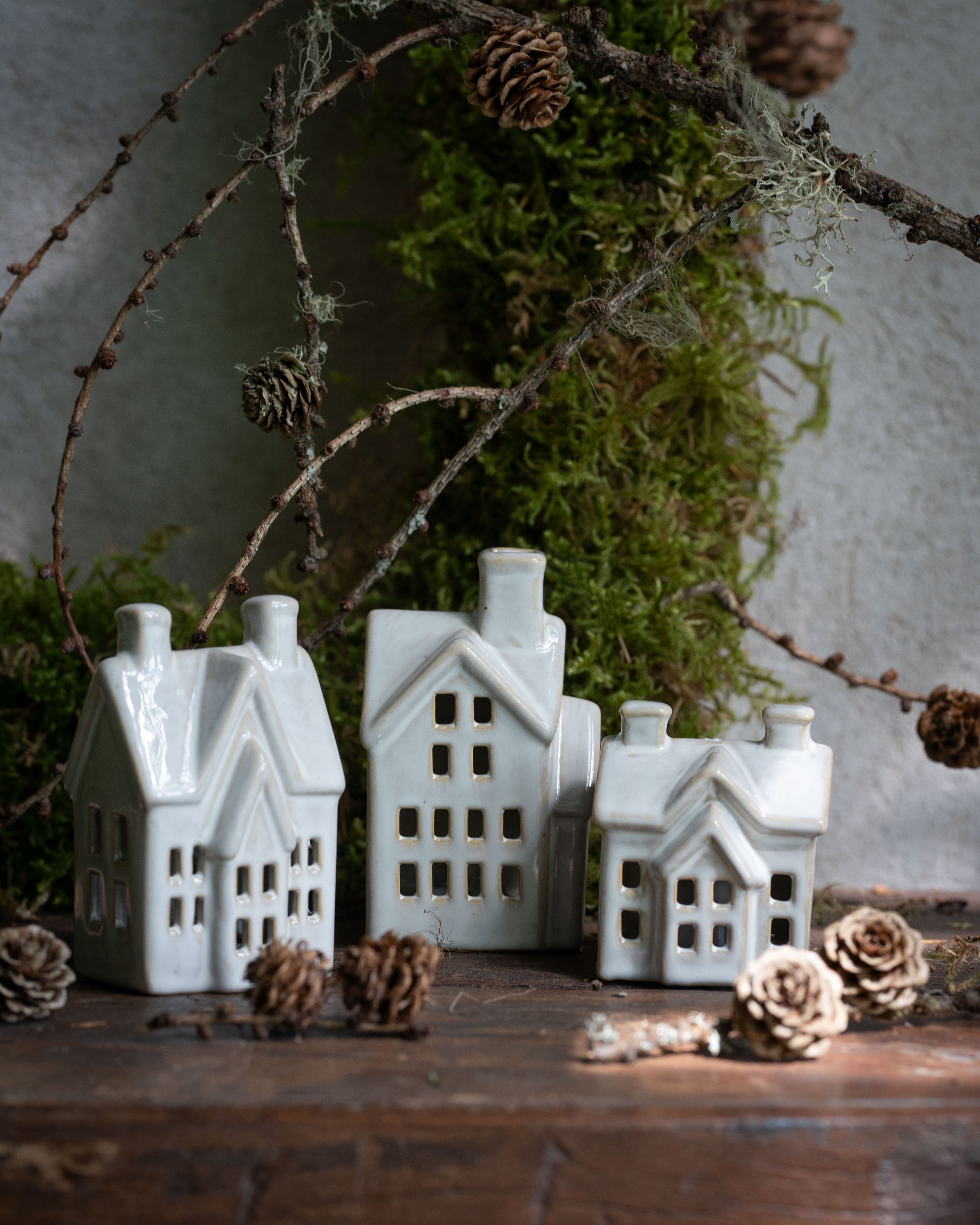 LED Houses - Set of 3