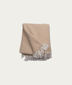 Ekel Cross Throw - Beige/Biscuit