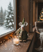 Mouse on Skis - Green