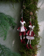 Sally Mouse - Red/Beige