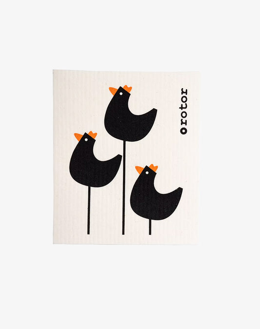 Dish Cloth - Roosters