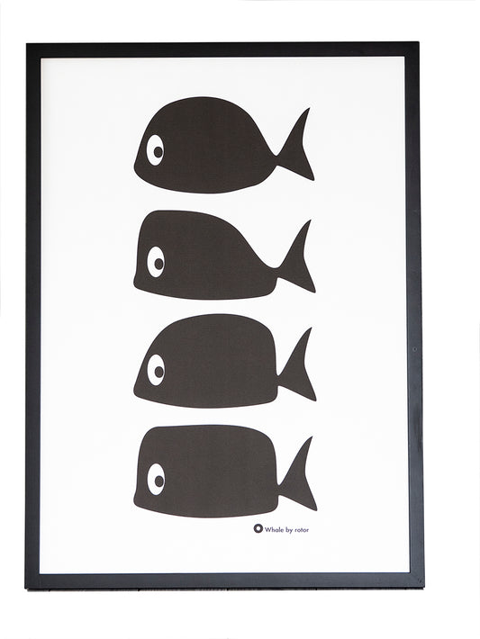 Whale Multi Poster - 30 x 40cm