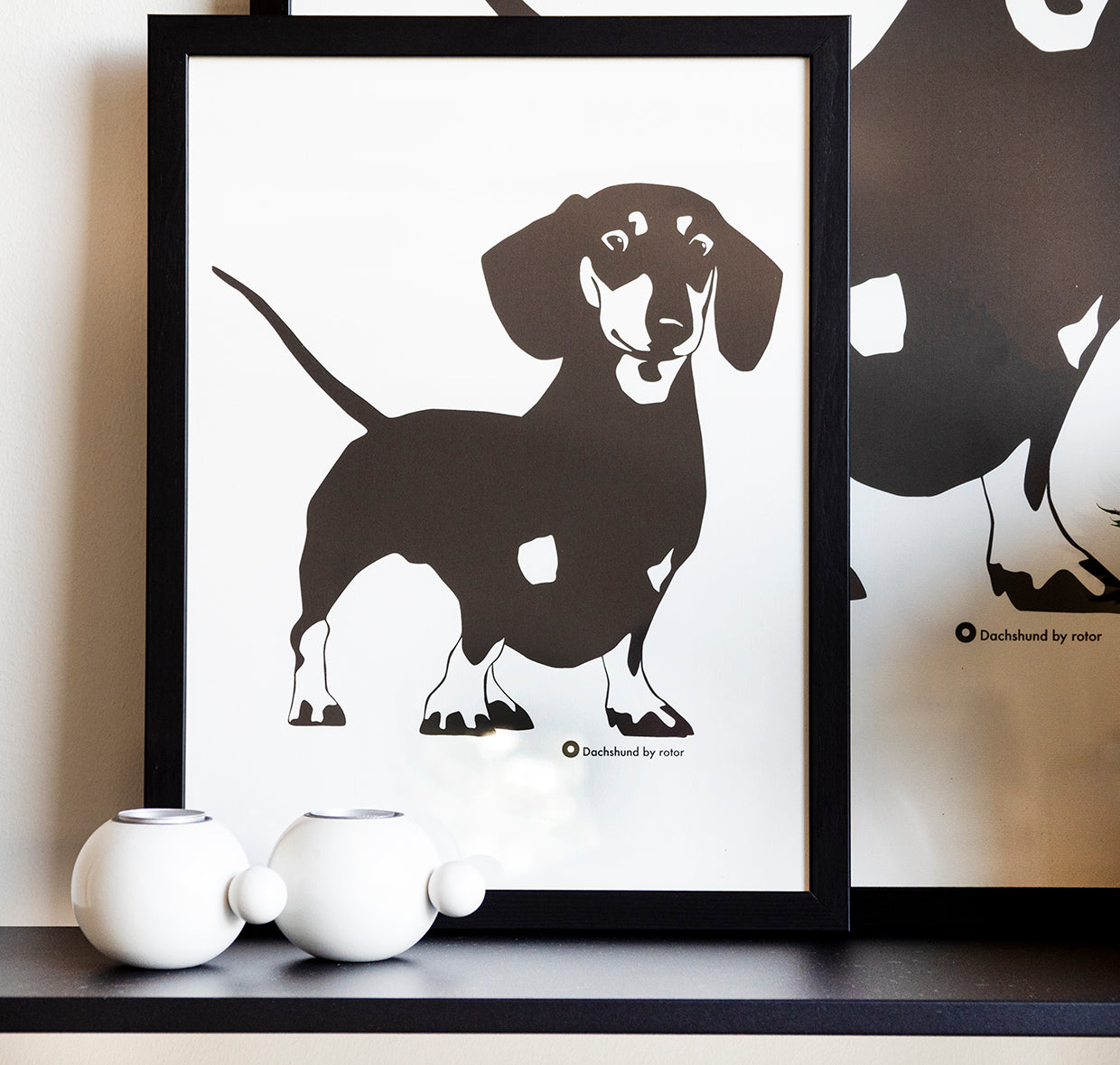 Ake the Dog Poster - 50 x 70cm