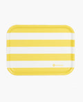Serving Tray - Yellow and White Stripes