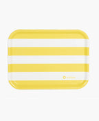 Serving Tray - Yellow and White Stripes
