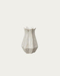 Leslie Vase 2 - White Medium