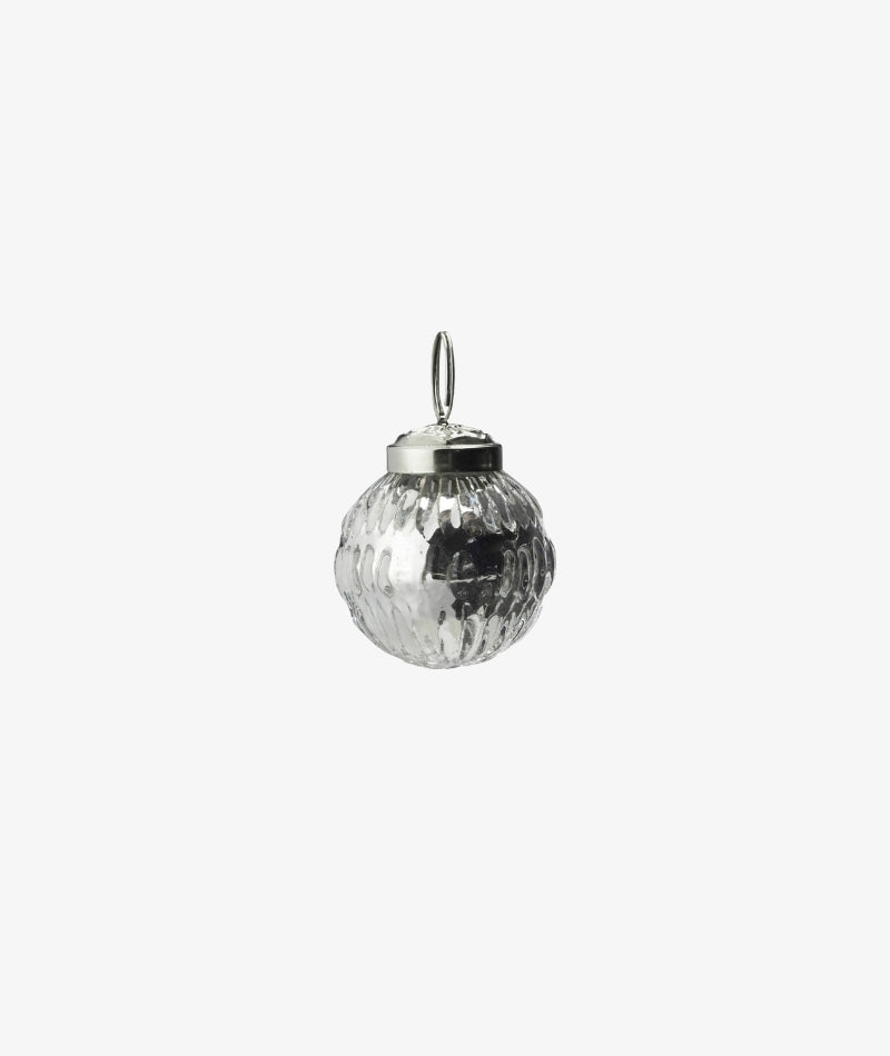 Ghandari Christmas Bauble - Silver