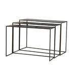Bremen Table – Antique Metal, 120×43×81 cm