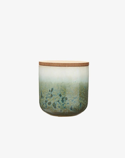 Clay Lianna Scented Candle - Green/White