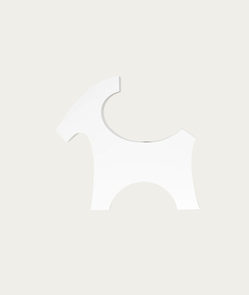 Candle Goat - Wooden Stand For Candles – White