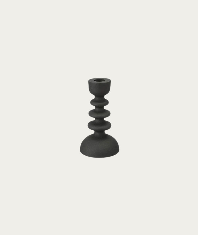 Malia Candleholder - Black, Medium