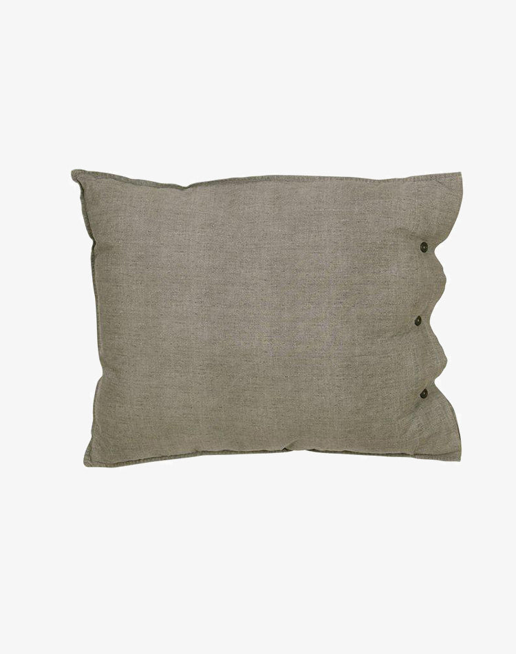 Eden Pillowcase - Linen Brown