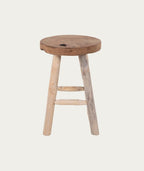 Badia Stool – Natural Teak