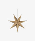7 Point Paper Star - Brown, Large