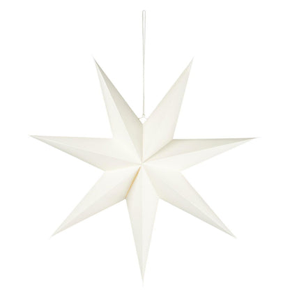 7 Point Paper Star - White