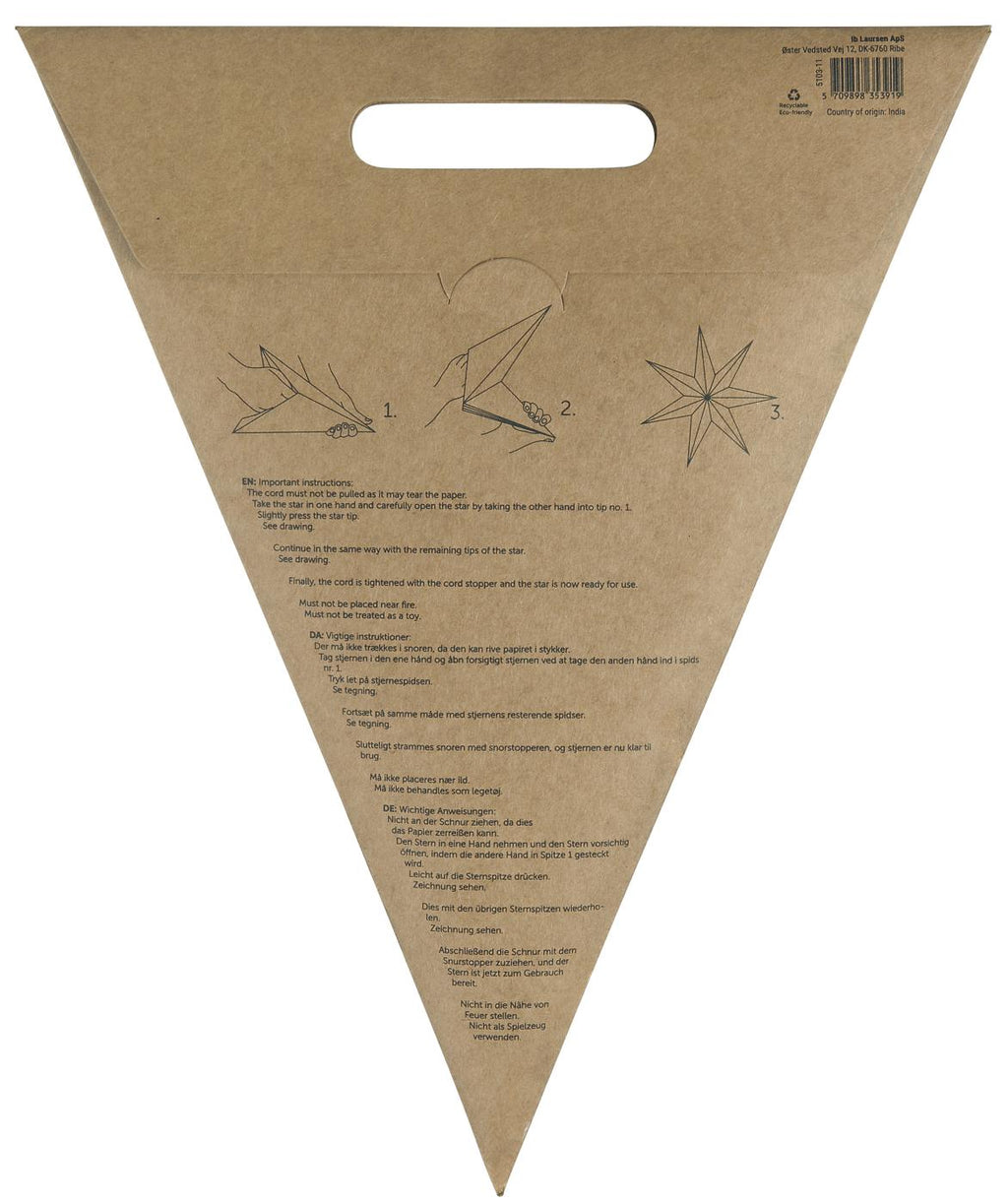 7 Point Paper Star - White