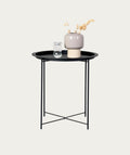 Bastia Side Table – Black Steel