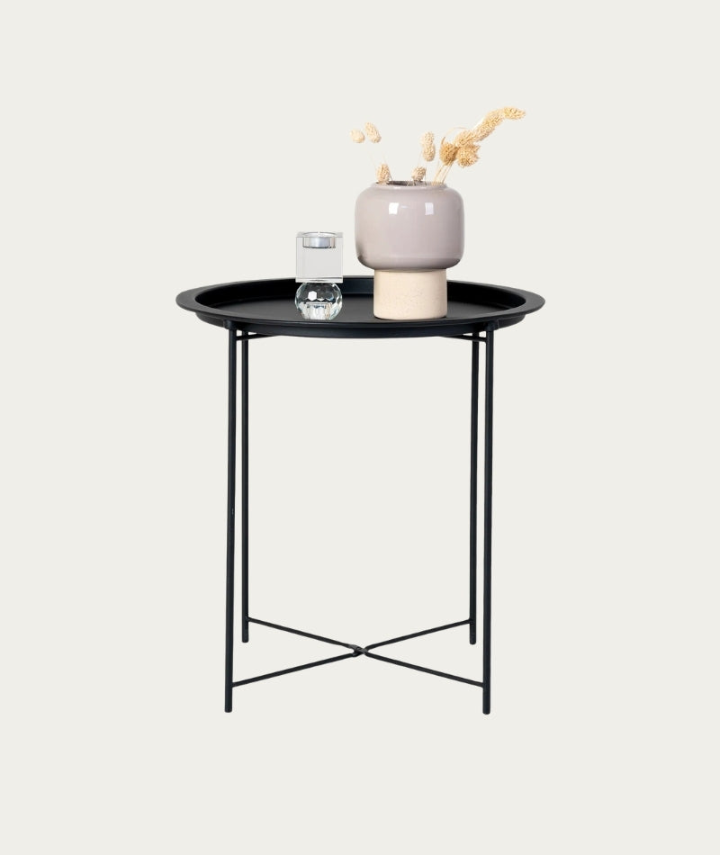 Bastia Side Table – Black Steel