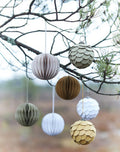 Christmas Ball Decorations - Natural