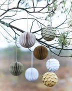 Christmas Ball Decorations - Natural
