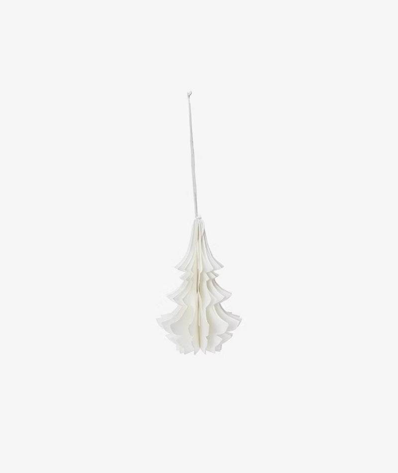 Spruce Tree Decoration Off White