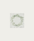 Paper Napkin - Green Wreath
