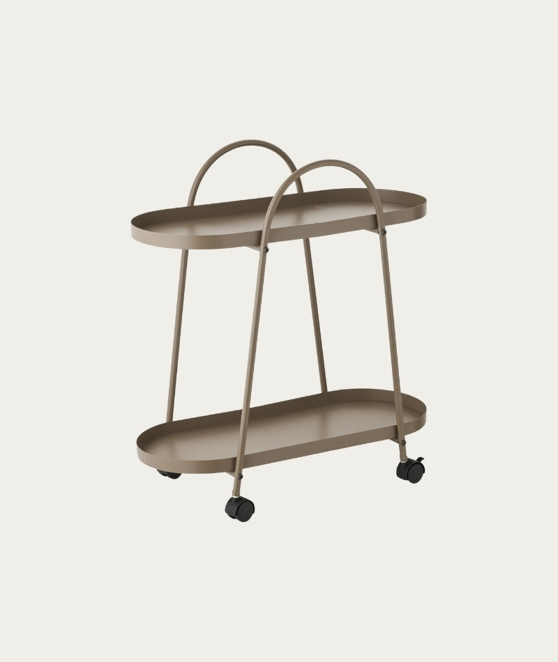 Empoli Bar Trolley – Brown Steel