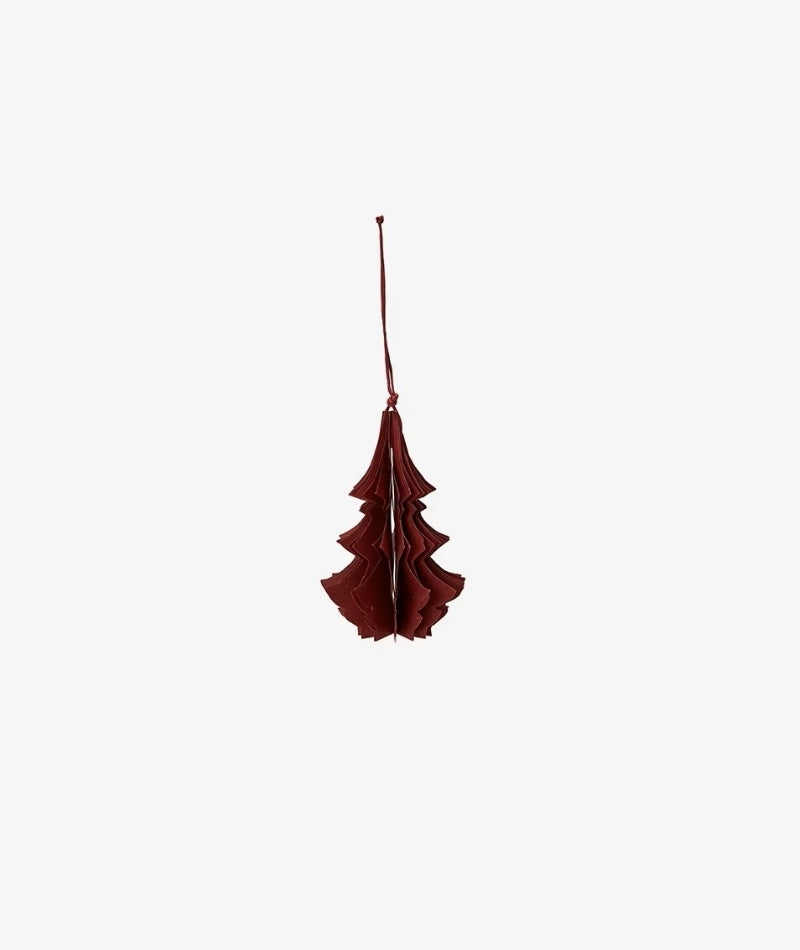 Spruce Tree Decoration - Red