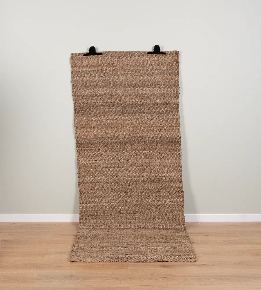 Naset Silver Natural Walkway Runner Mat - 80 x 300cm