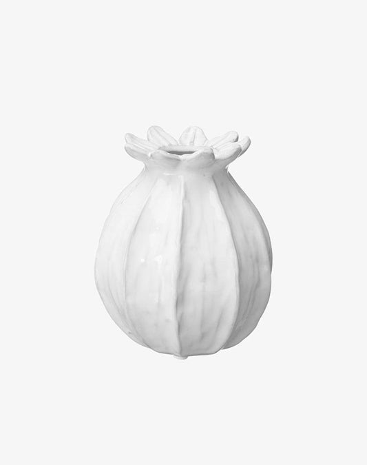 Lilly Vase - White, Medium