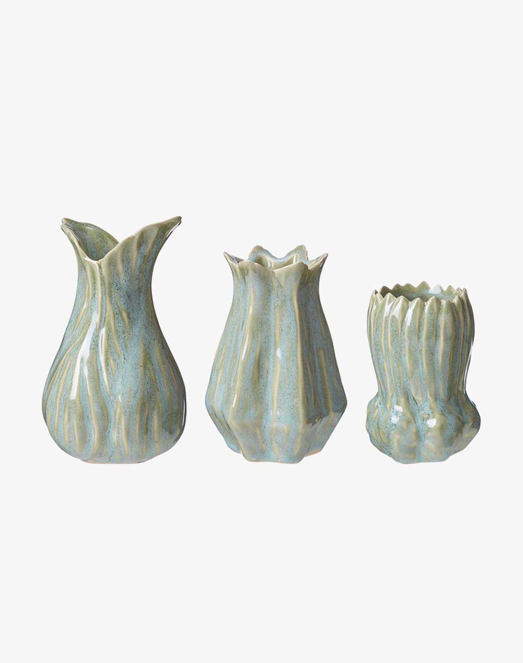 Leslie Vase 3 - Light Green