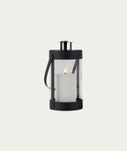 Bondi Lantern – Black Steel and Glass Lantern - Small