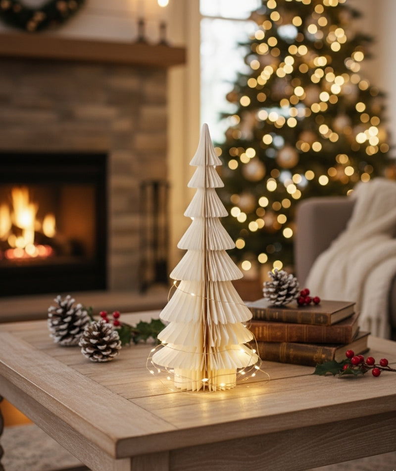 Paper Christmas Tree - Offwhite