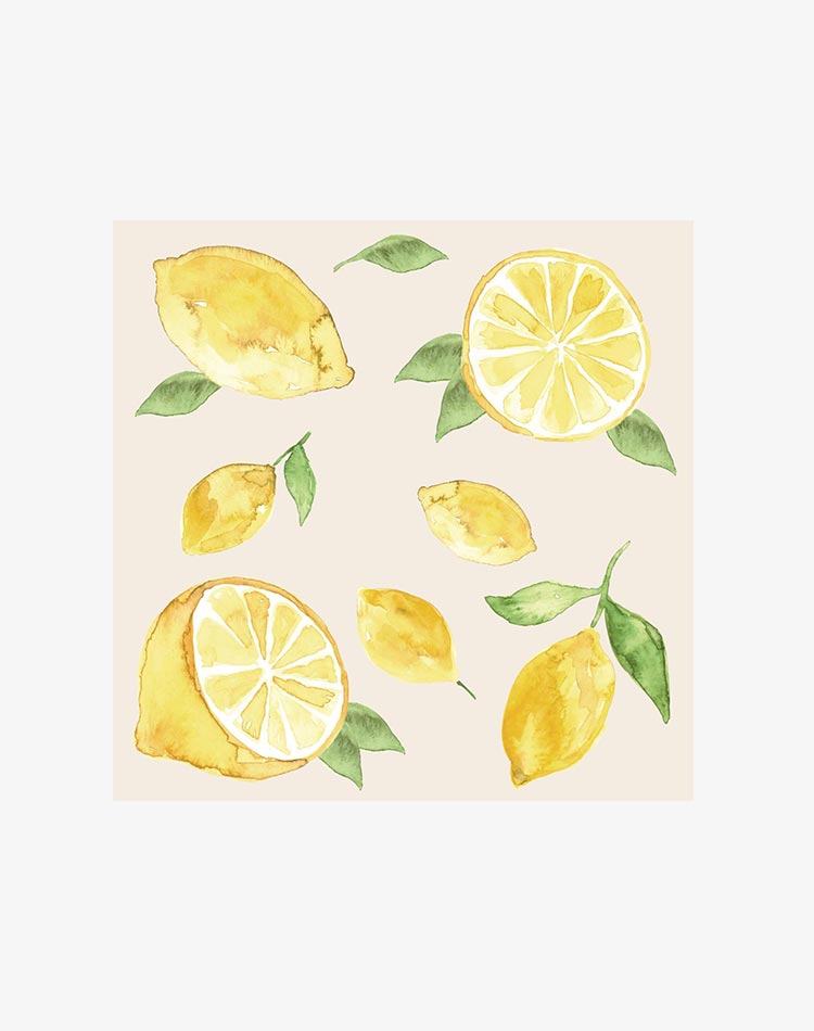 Paper Napkins - Lemons