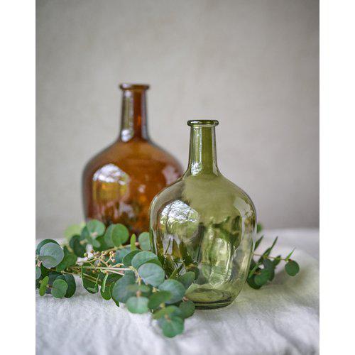 Dania Glass Vase – Green Medium