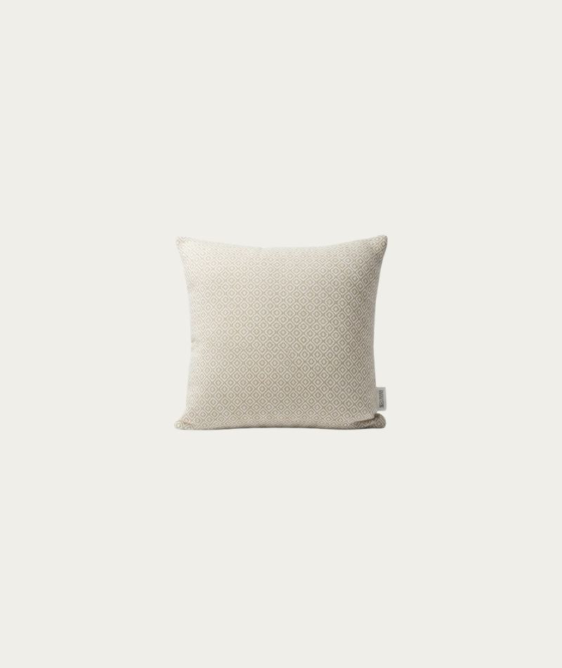 Ekel Cross Cushion Cover - Beige/Biscuit - Small