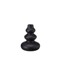 Abha Candlestick Holder - Small, Black