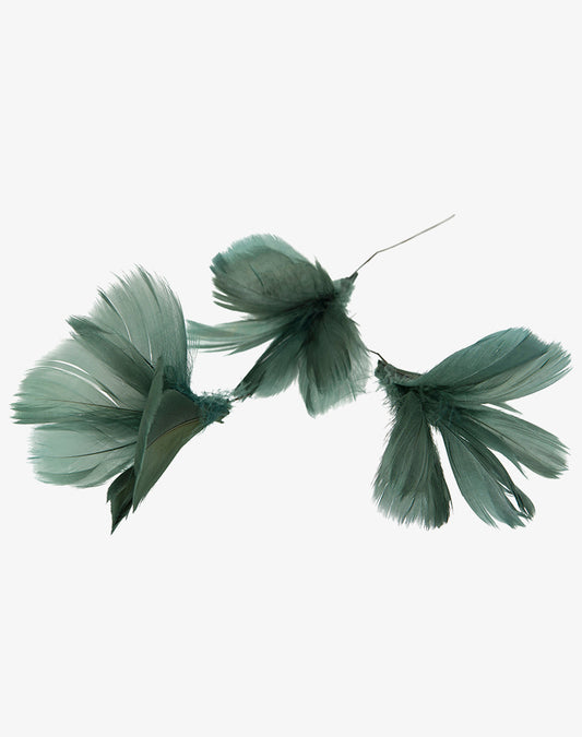 Feather Flower - Dark Turquoise