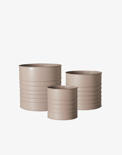 Ariel Pot - Linen Beige, Small