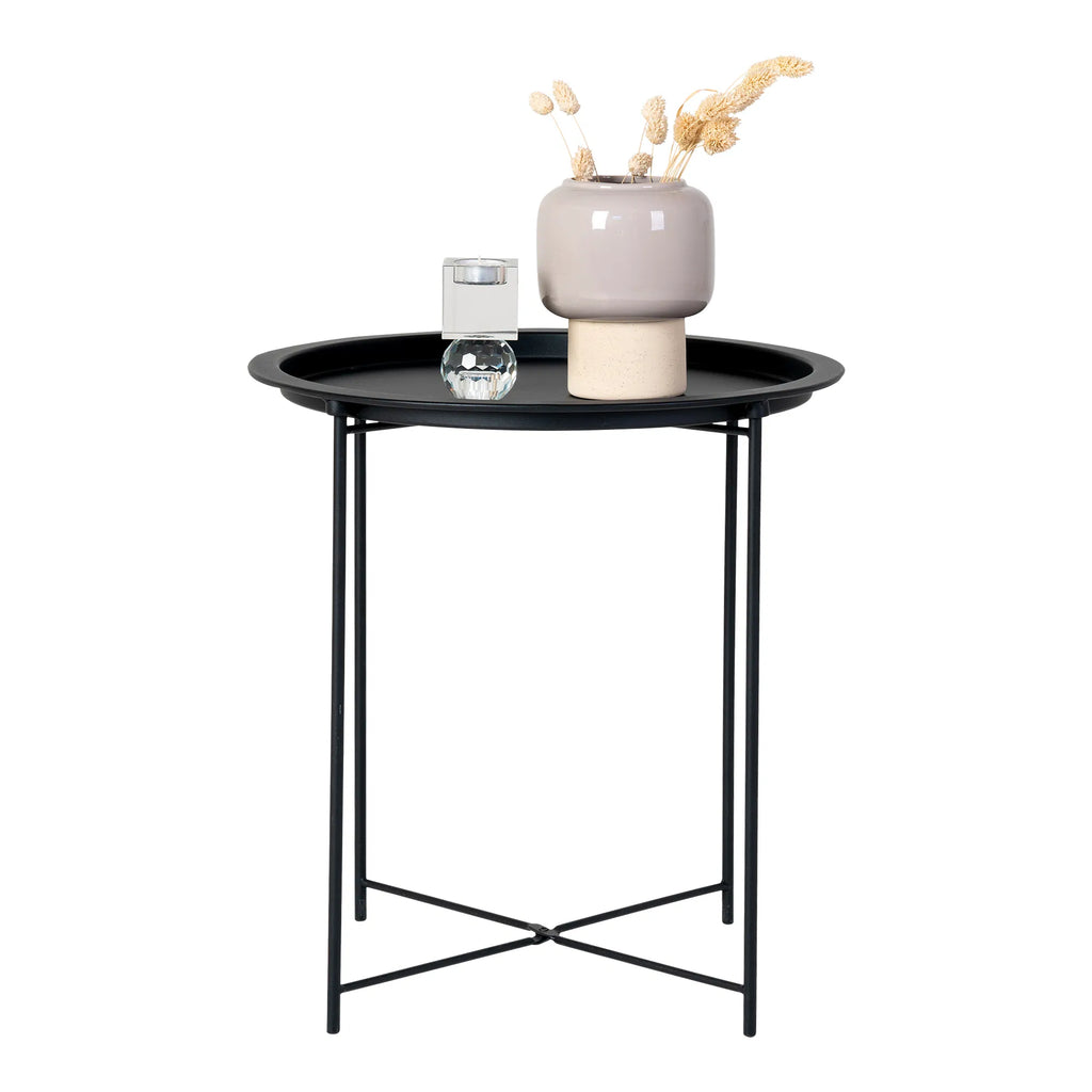 Bastia Side Table – Black Steel