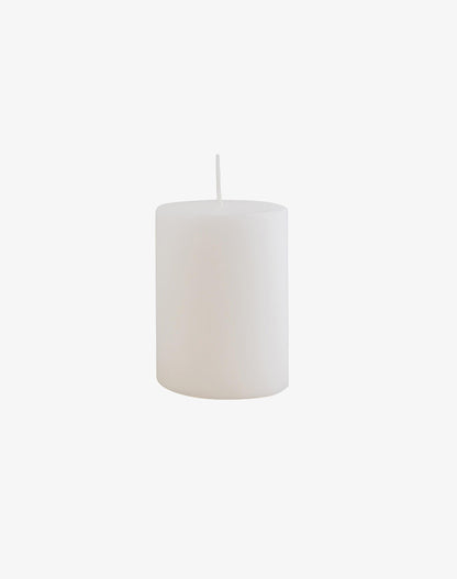 Block Candle - White