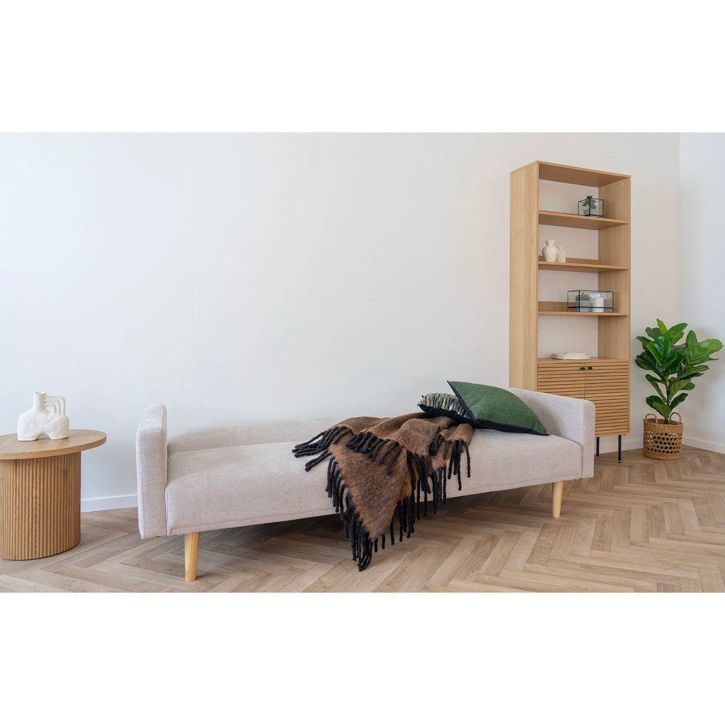 Carmel Throw, wool mix, brown