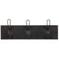 Coat Rack with Hooks - Black
