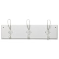 Coat Rack with Hooks - White
