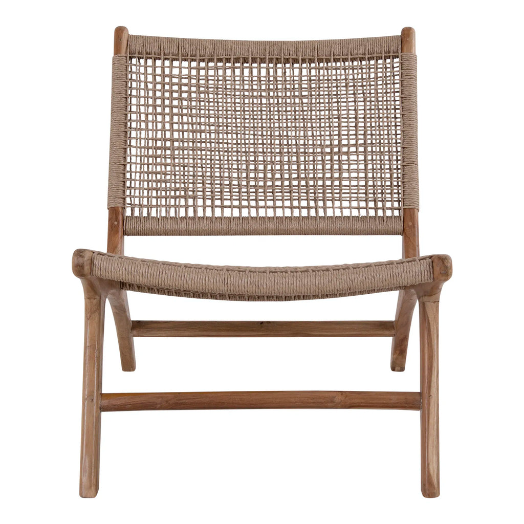 Derby Chair – Natural Upholstery with Teak Legs