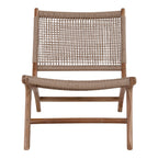 Derby Chair – Natural Upholstery with Teak Legs