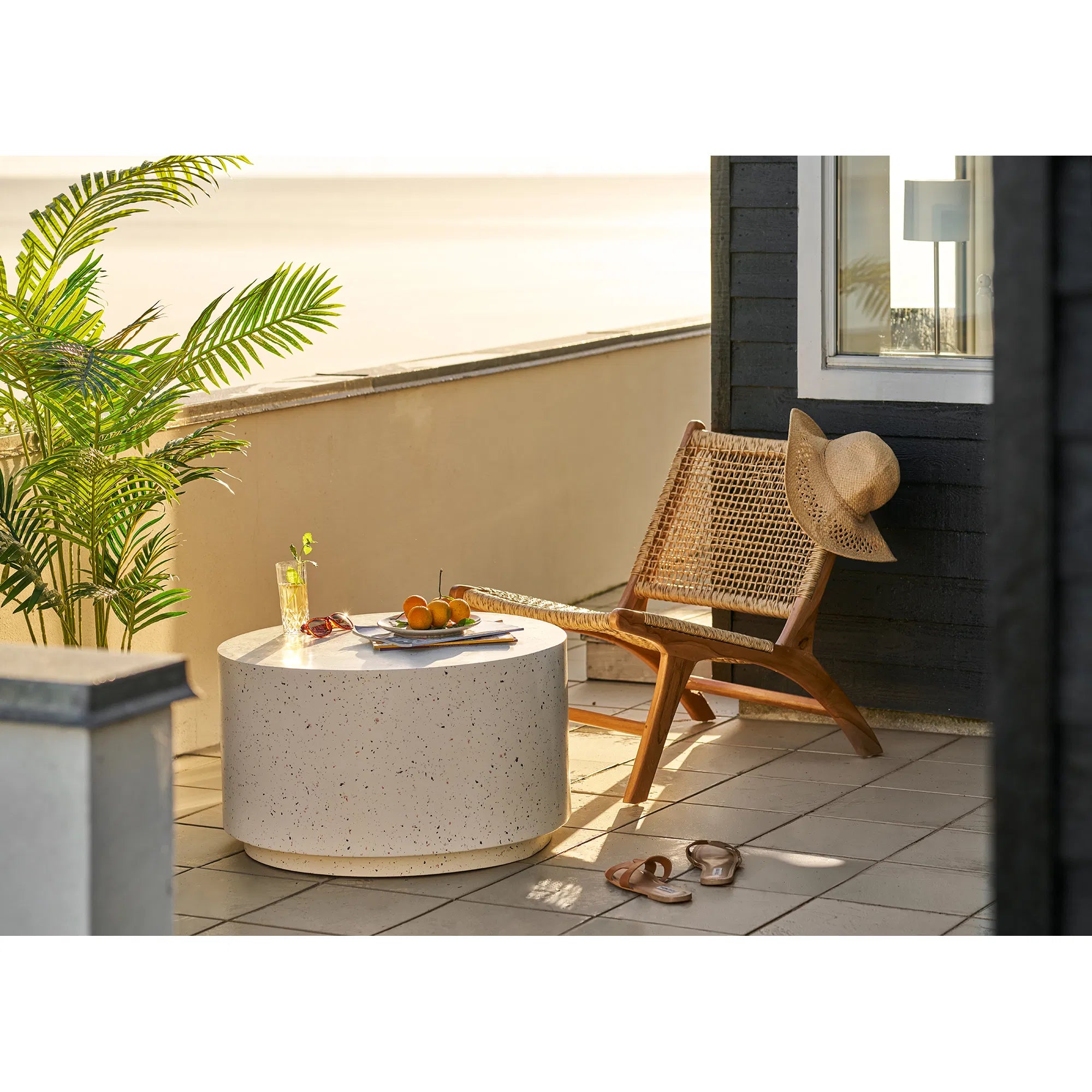 Derby Chair – Natural Upholstery with Teak Legs