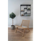 Derby Chair – Natural Upholstery with Teak Legs