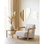 Devonport Wall Mirror – Organic Facet Design