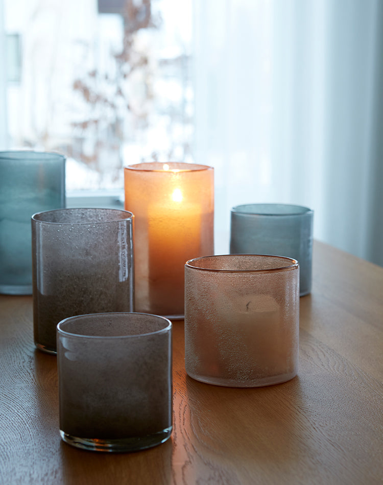 Disa Candle Holder - Large Dark Brown